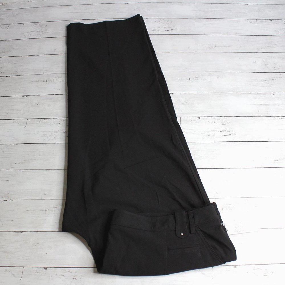 Larry Levine Women's Trouser Suit Dress Pants Plus Size 24W Black